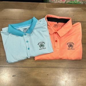 Lot of 2 “2017 US Open Erin Hills” Nike polos